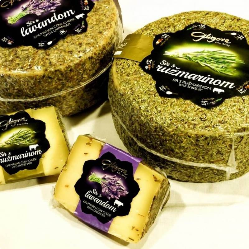 Cheeses staying in aromatic herbs price, sale, discount Croatia
