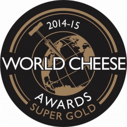Vicemeister des Wettbewerbs, SuperGold und Trophäe bei den World Cheese Awards, London, GB