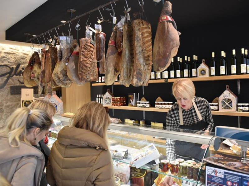 Split has a real store of cheeses and home-made delicacies - Gligora cheese & deli store!